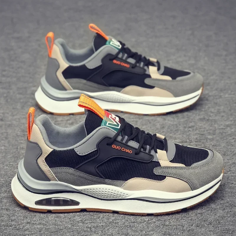 Men Sneakers Male Casual Vulcanized Tenis Luxury Trainer Mesh Breathable Fashion Lace Up Running Zapatillas De Deporte