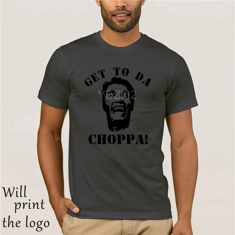Vai A Da Chropa T-Shirt-Ispirata A Predator Film Arnie 80'S Retro Sci Fi Tv