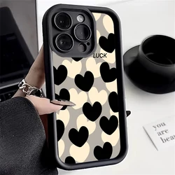 Adorable Heart Design Shockproof Silicone Phone Case - iPhone 7 8 SE3 (1)