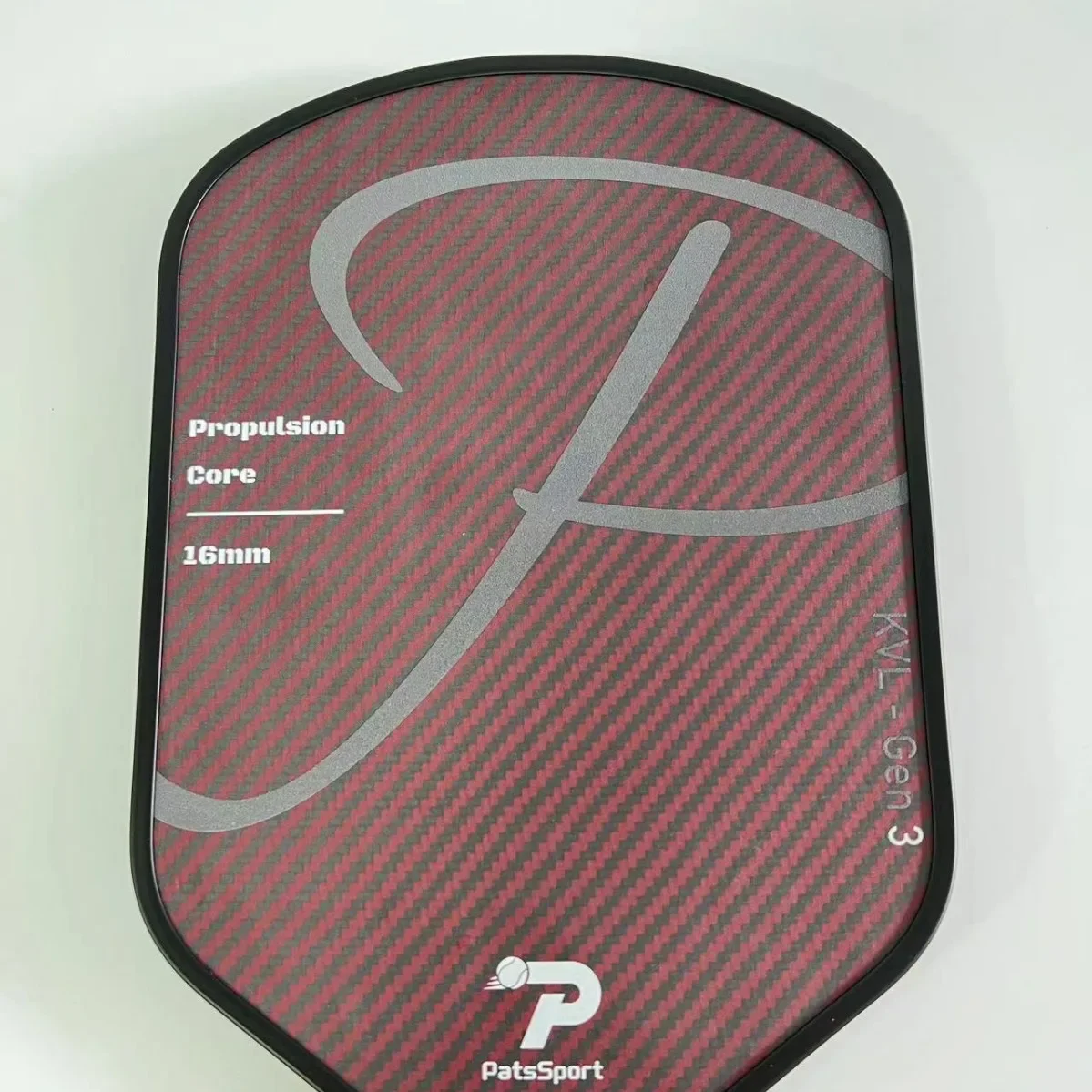 High Quality Pickleball Pro Paddle Premium Kevlar 3K Carbon Fiber 16mm Thick Third Generation Smooth Surface Pickleball Racquet