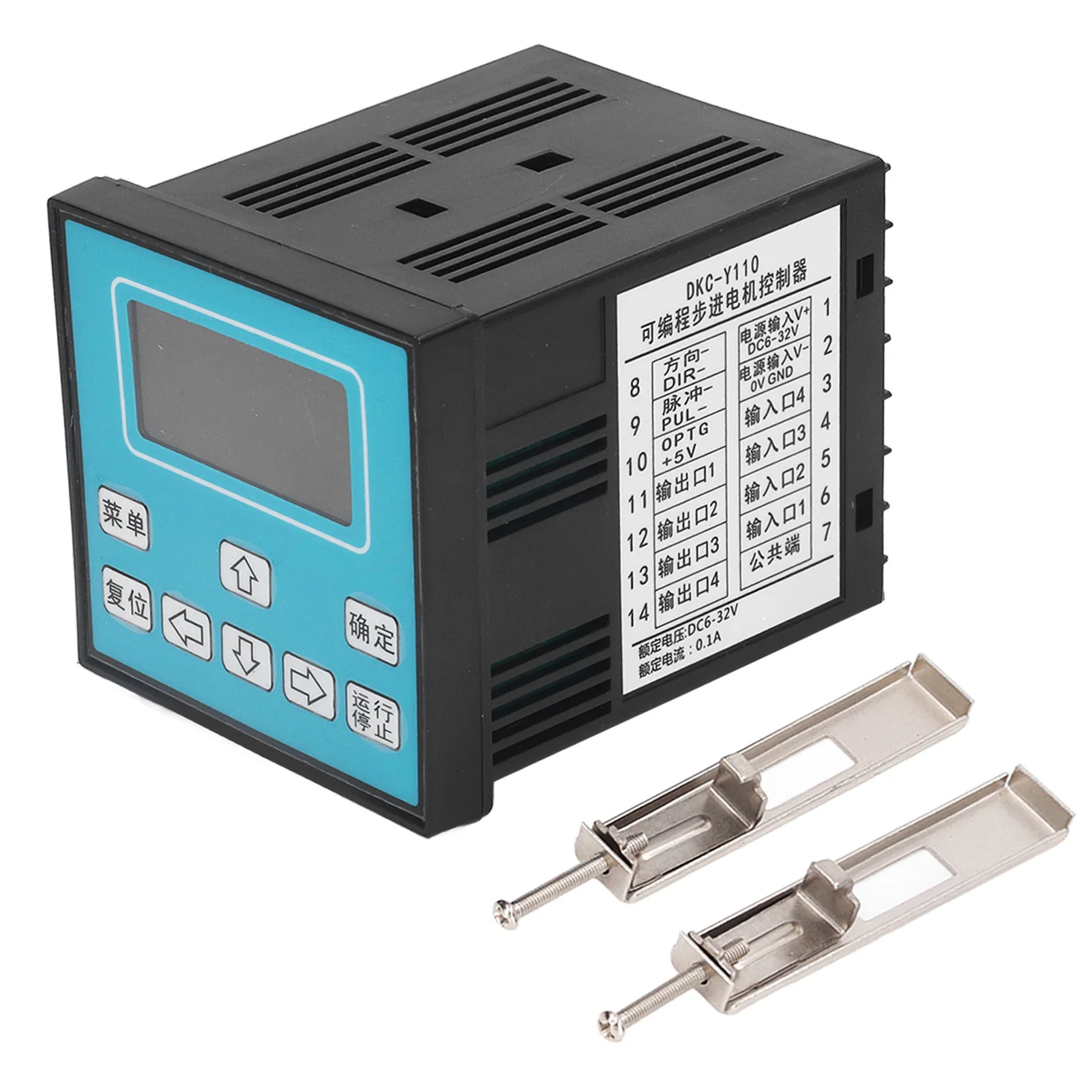 Servo Motor Stepper Controller Programmable Motor Stepper Controller ABS Shell DC6-32V Side Interface for Conveying Equipment