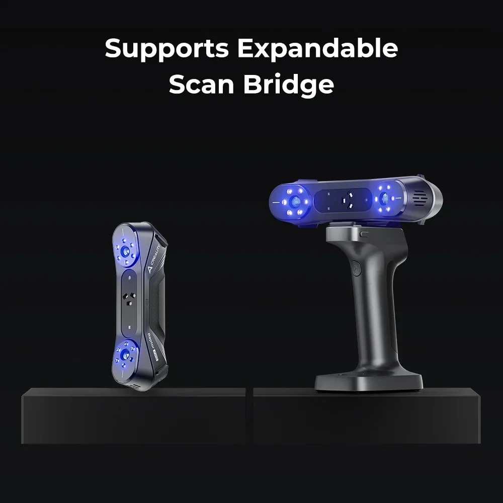 Creality 3D Scanner CR-Scan Raptor Pro High Scanning Speed 60 Fps 24 bit Full-Color Scanning NIR Structured Light laser scan