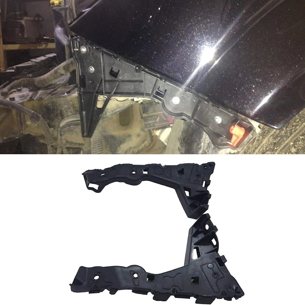Opel For Astra H 2004-2010 용 앞 범퍼 장착 브래킷 2 팩 강력한 ABS 소재로 OE 24460283+24460284 대체