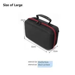 Durable Shockproof Hard Case with Customizable Foam Insert (Large)