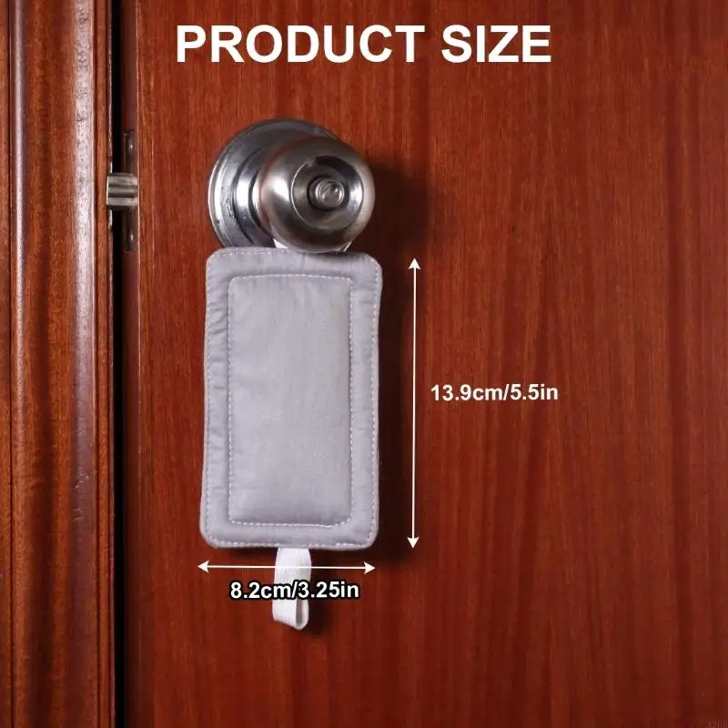 Noise Reductions Door Silencers Light Sleepers Solution Door Cushions Pad Set Latches Cover for Slam Frees A2BB