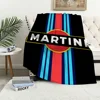 Sport Car R-Racing Blanket Plush Nap Sofa rug for M-Martini Living Room Warm Office Bedroom Birthday Home Travel Kid Gifts 1