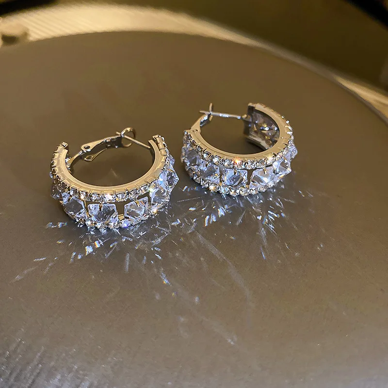 كريستال الزركون استرخى أقراط للنساء مزاجه رائعة قو...