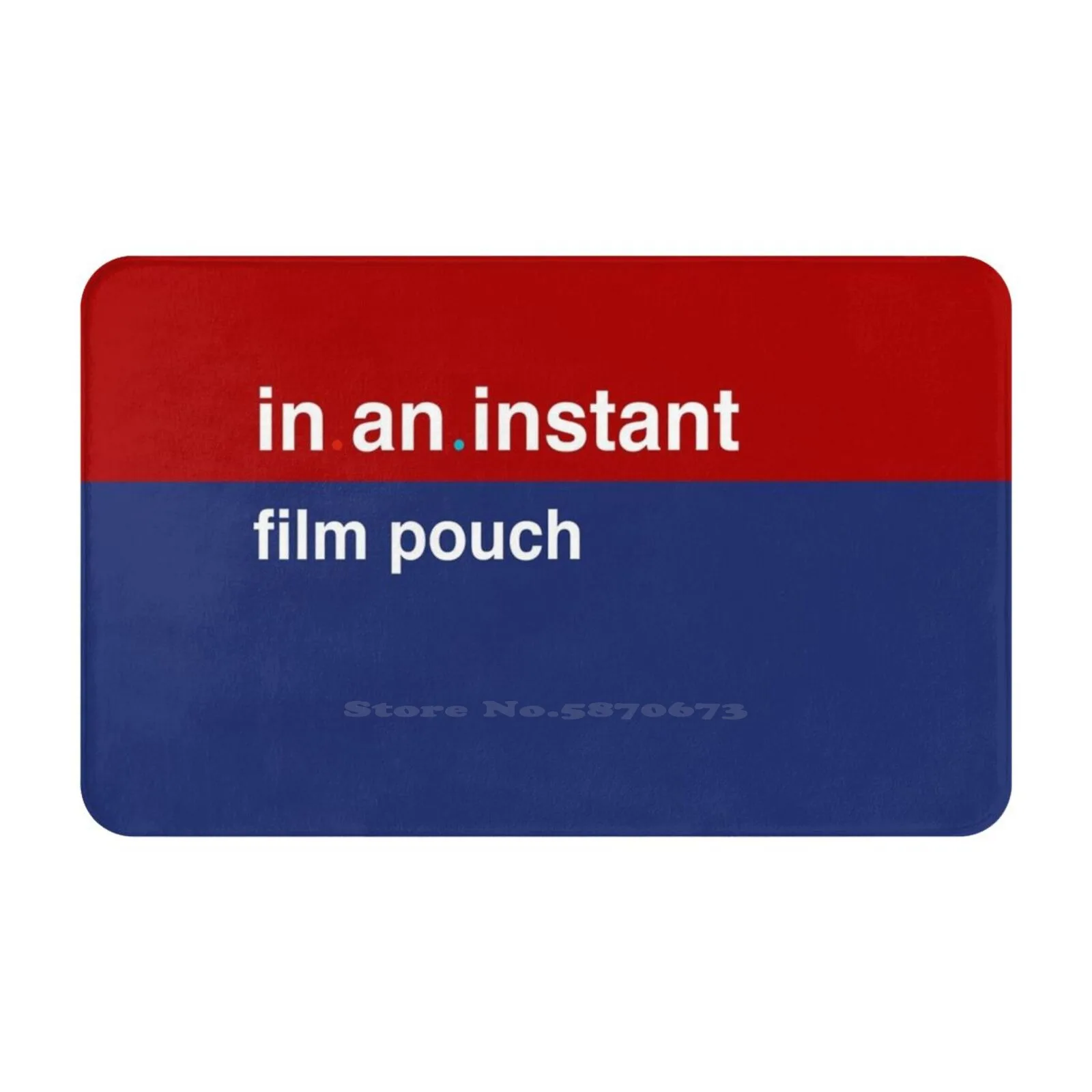 Iai Zip Up Film Pouch Soft Foot Pad Room Goods Tappeto Tappeto