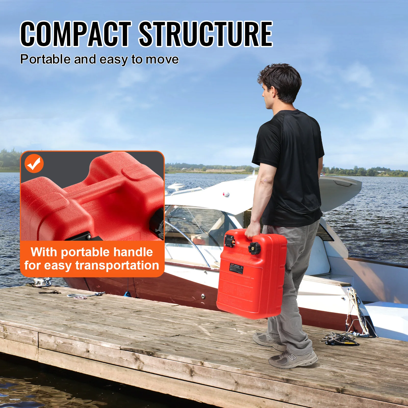 6Gal/24L Fuel Tank Petrol Cans Car Jerry Can with Hose Motorcycle Gas Can Gasoline Oil Container for BMW Atv SUV Yacht petrol can,motorcycle fuel container