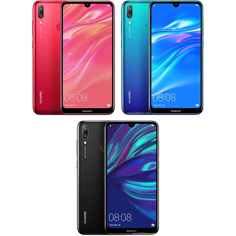HUAWEI Y7(2019) smrtphone 6.26'' 4000mAh Global ROM Original used phone 2