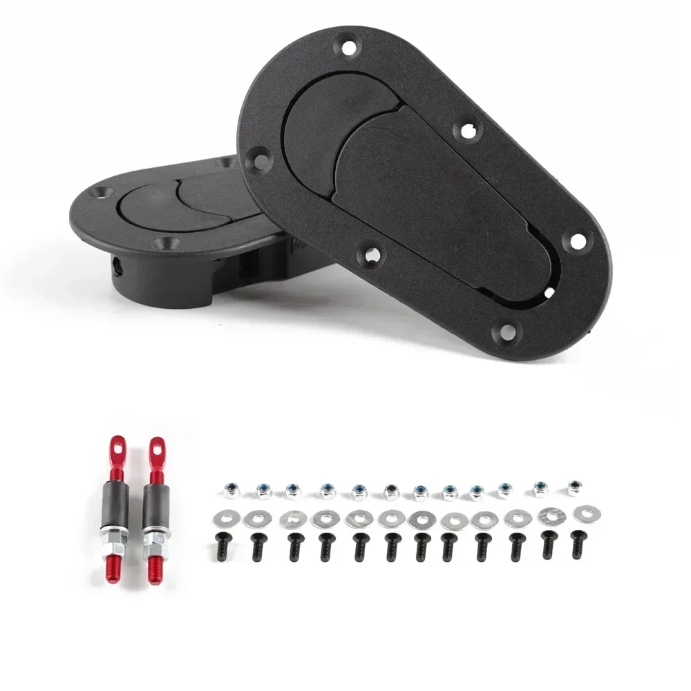 フロントフードエンジンボンネットピンラッチロックユニバーサルレーシングカー安全保護ロックキーキット再取り付け