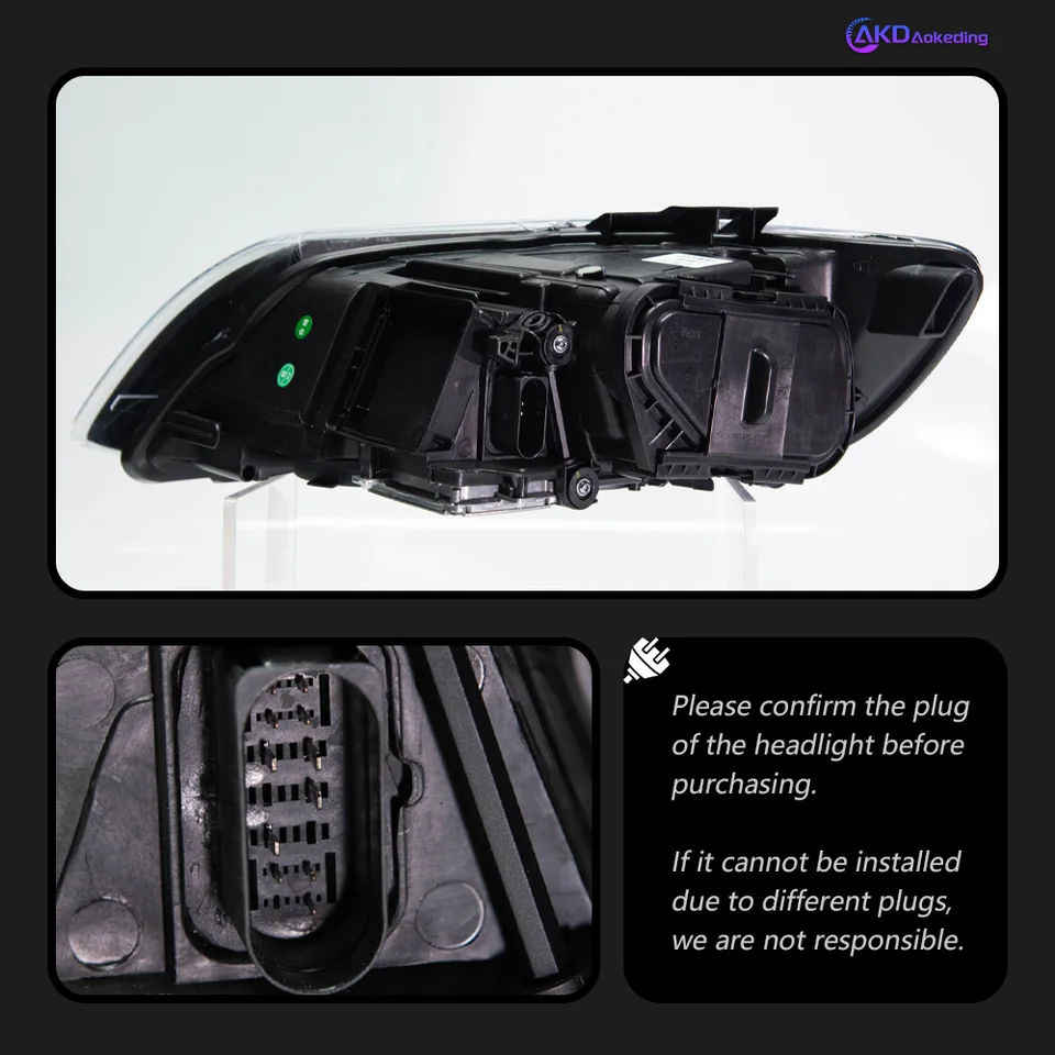 アウディQ7のヘッドライト,LED 2006-2015のヘッドライト,drlの信号