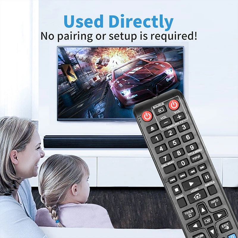 InfratexRC Télécommande TV 1:1 Pour Télévision GRANDIN UD55VGB18
