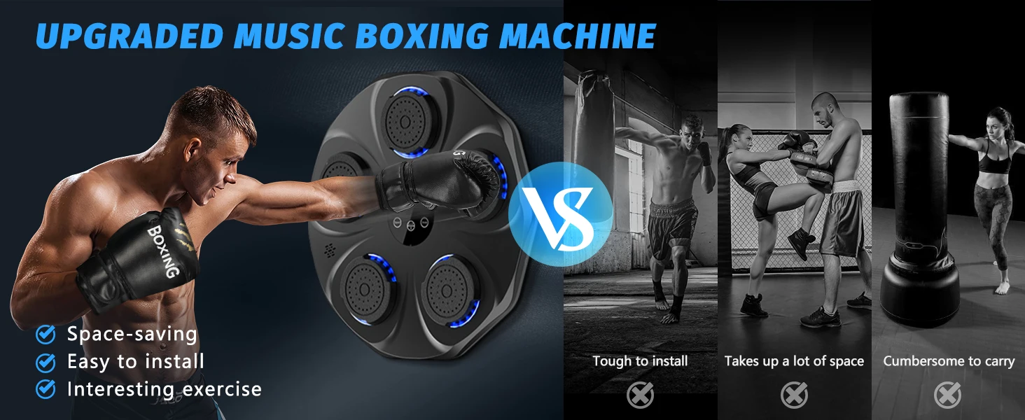 boxing wall mount machine