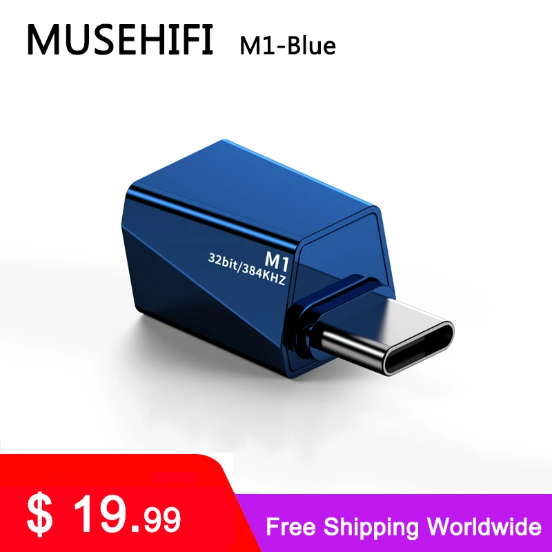 MUSEHIFI 2023 C타입-3.5mm 디코딩 앰프, DAC, 384kHz, 32bit 오디오 어댑터 칩, 7HZ 타임리스 Dioko S12 ATOM2 적용, M1 블루, 신제품