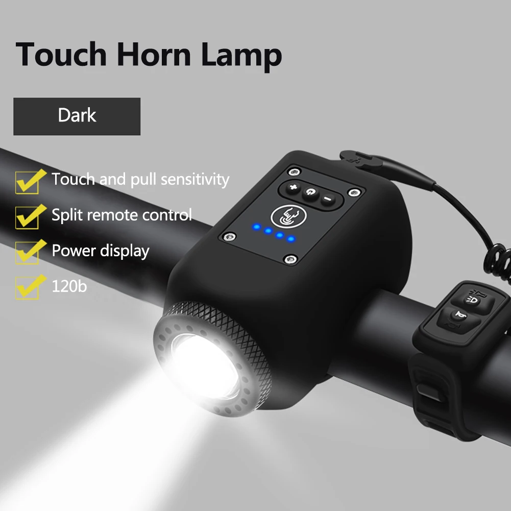 Description Picture 5 of item120db Electric Bicycle Horn Loud Bike Bell With Warning Sound Bike Horns With Warning Sound And Battery For Kids Scooters Bikes