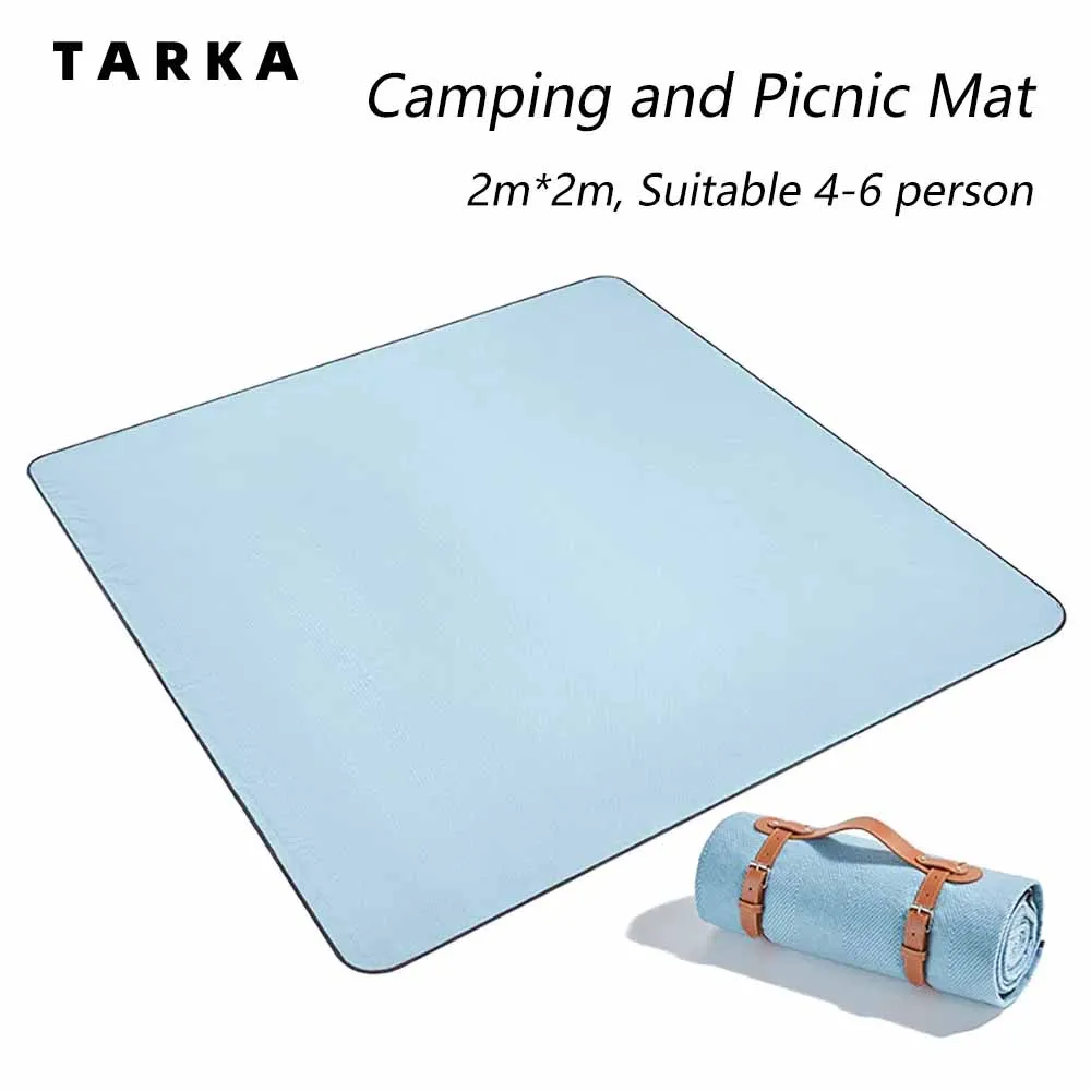 

TARKA Picnic Blanket Thickened Waterproof Camping Mattress Portable Tourist Tent Grassland Mat Comforable Sleeping Pad Beach Mat