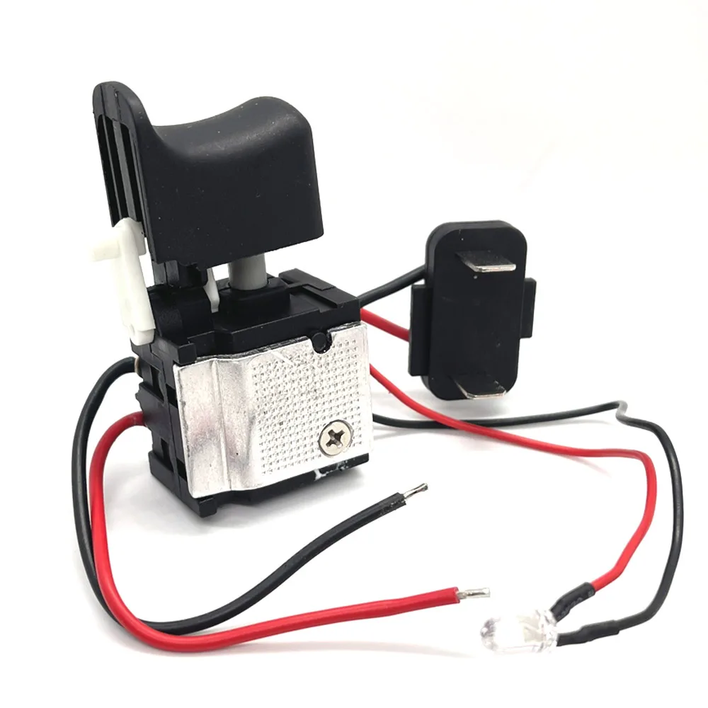 Electric Drill Dustproof Speed Control Push Button Trigger Switch DC 7. ...