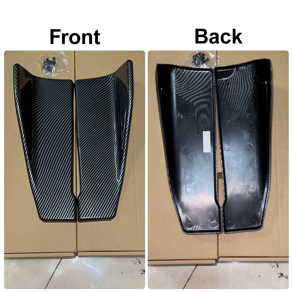 1 Paar Universal-Auto-Heckstoßstangen-Lippenverkleidungsschutz, 35/48 cm, Auto-Seitenschutz für Rockabdeckung, Auto-Eckstoßstangenschutz mit Schrauben – Detail 6