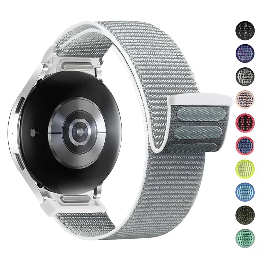 Premium Nylon Sport Loop Wristband for Galaxy Watch - No Gaps Design Bracelet