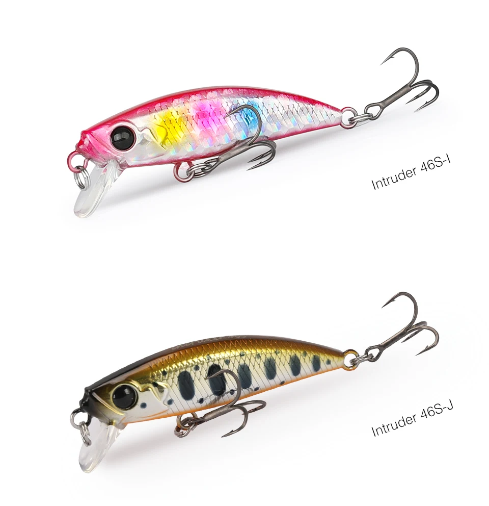 TSURINOYA 46S Sinking Minnow Angelköder Intruder 46mm 5g Künstliche Forelle Ajing Stream Lake Jerkbait Rockfishing Harte Köder – Detail 27