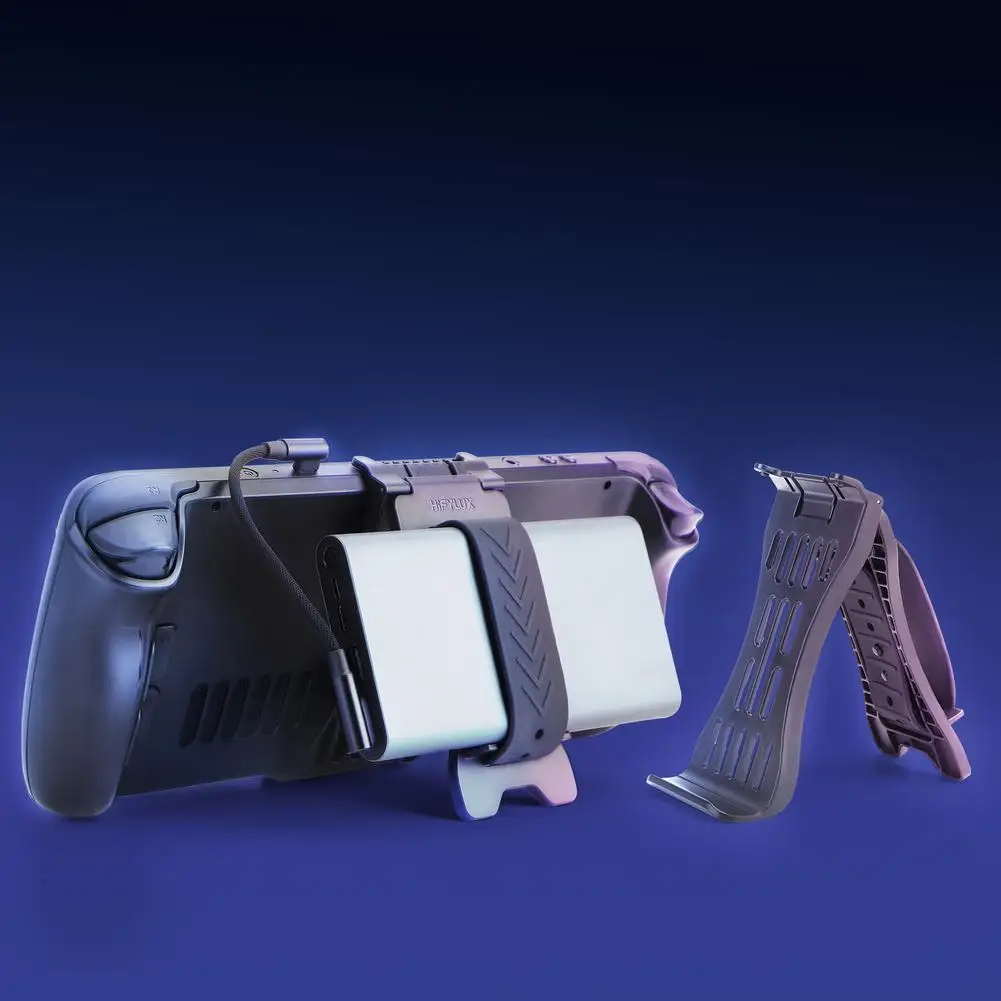 Supporto Regolabile Power Bank Staffa Da Scrivania Cavalletto Base Di Supporto Multifunzione Portatile Per Accessori Per Console Di Gioco Steam Deck