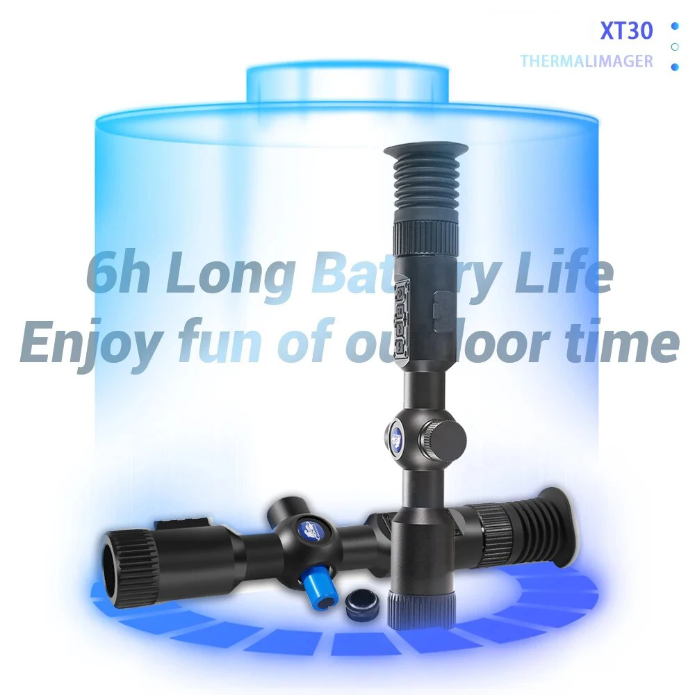 XT30 384x288 Thermal Scope Sight BDC Shotting Hunting Searching Hotspot Tracking 6 Pseudo-Color Thermal Imaging