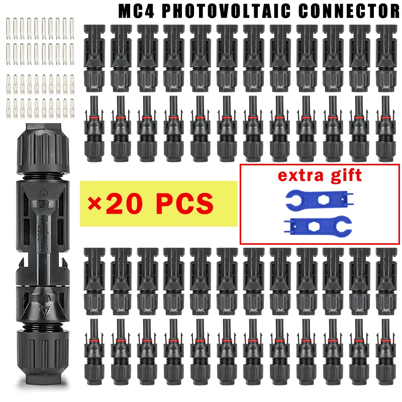 kit de connecteurs solaires photovoltaïques pour câble mc panneau pièces