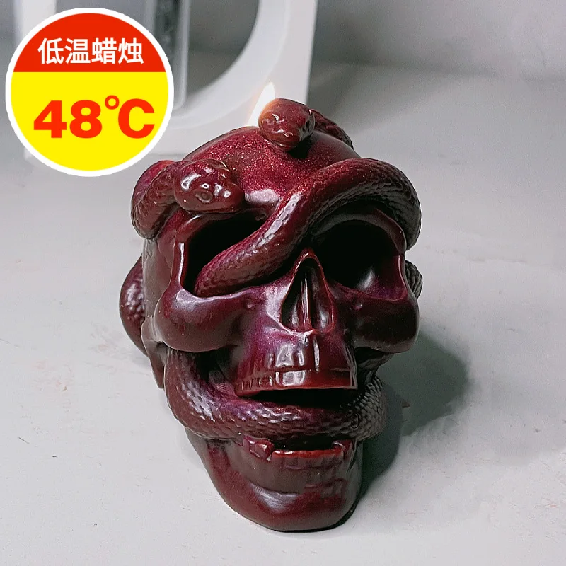 Swaying Snake Skull48℃Low Temperature Sexy Candle Xiaohongshu Hot Anti-ScaldSMWax Drip Flirting Supplies