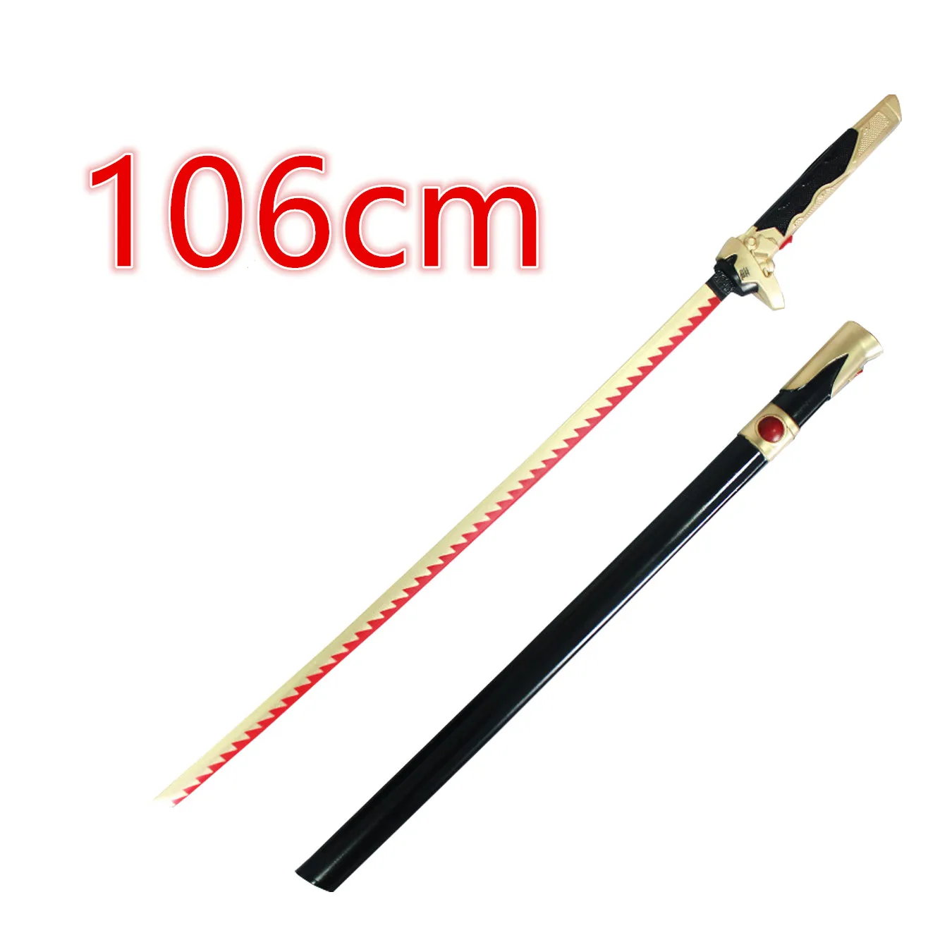Cosplay Overwatch Game Genji Evil Spirit Sheath Knife Dragon Blade Shimada Genji Katana Role Play PU Weapon Prop Sword 106cm 2
