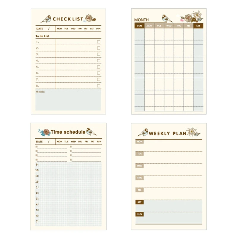 Mini To Do List Notepad Daily Check List Small To Do List Daily Monthly Planner 60 Sheets Pocket Note Papers For Student Planners Aliexpress
