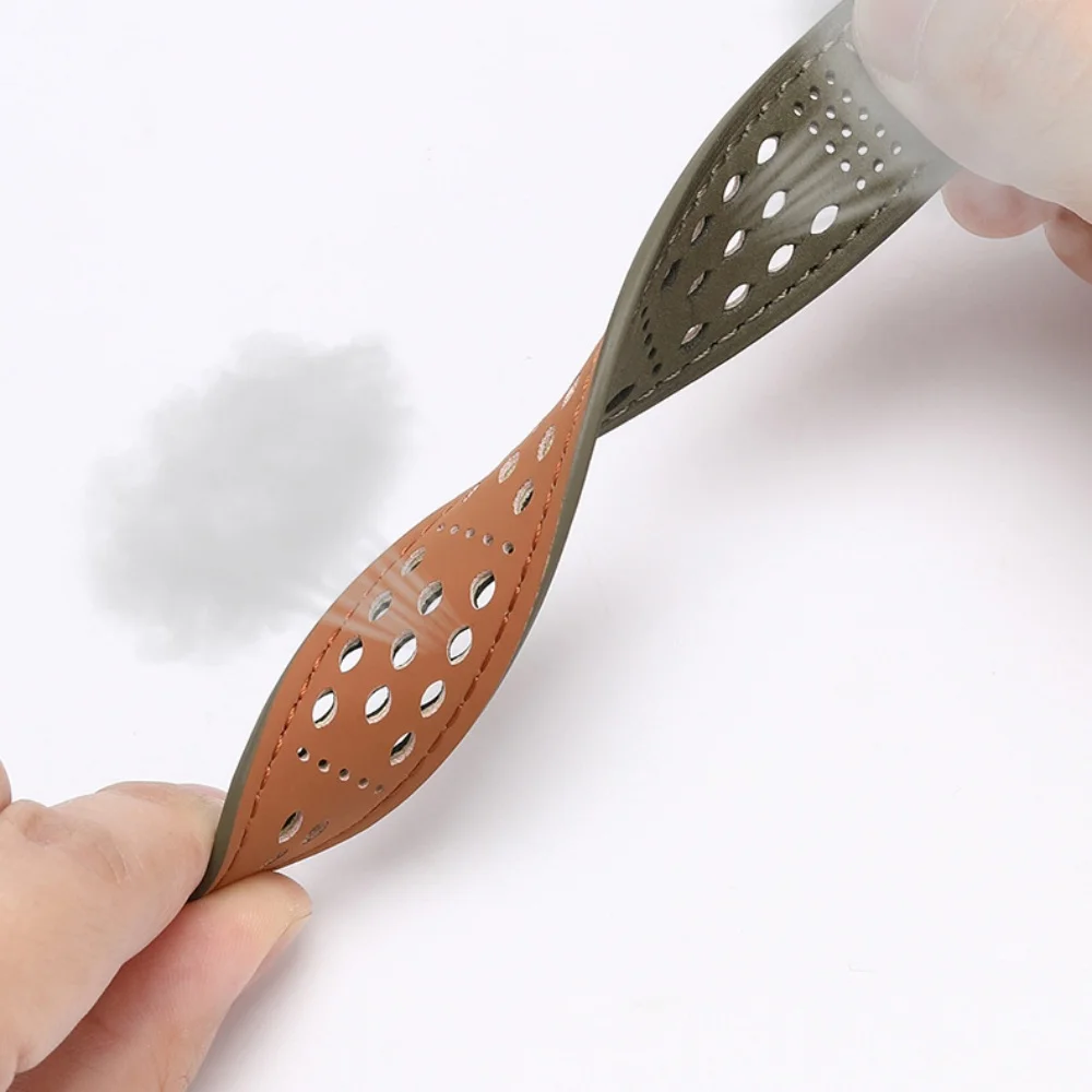 Deluxe Magnetic Leather Watch Band – Breathable Bracelet Design