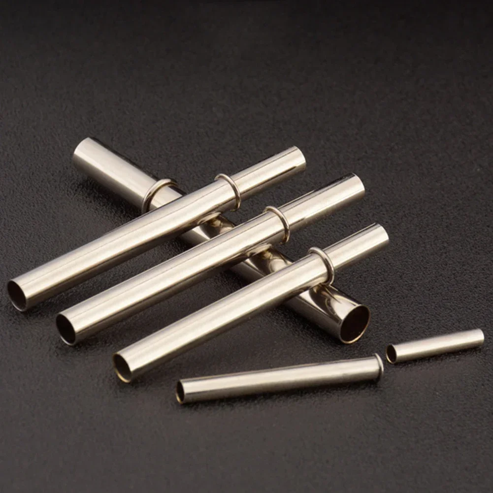 1Pc Angelrute Verbindungsrohre Metall Angelrute Gebäude Reparatur Angelrute DIY Outdoor Sport Stangen Gebäude Zubehör