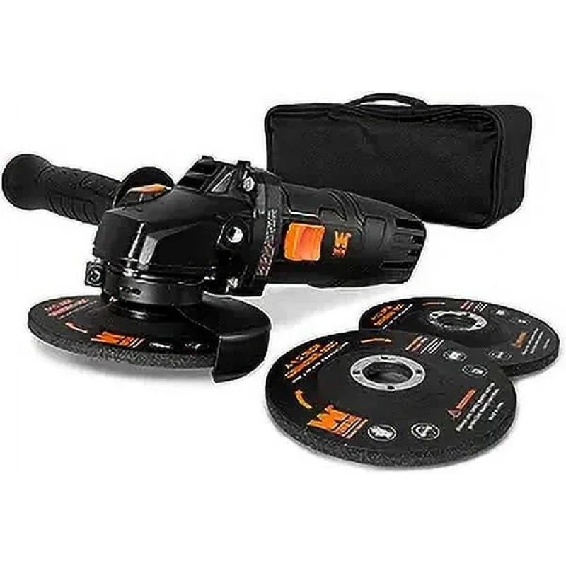 

WEN 7.5-Amp 4-1/2-Inch Corded Angle Grinder with 3 Discs and Case, 94475