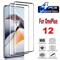 Premium 3D Tempered Glass Screen Protector - Pack of 2/4 - 2 Pieces (For OnePlus 12)