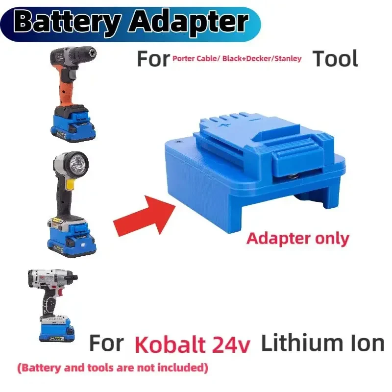Battery ﻿Converter Adapter For Kobalt 24v LithiumTo Porter Cable