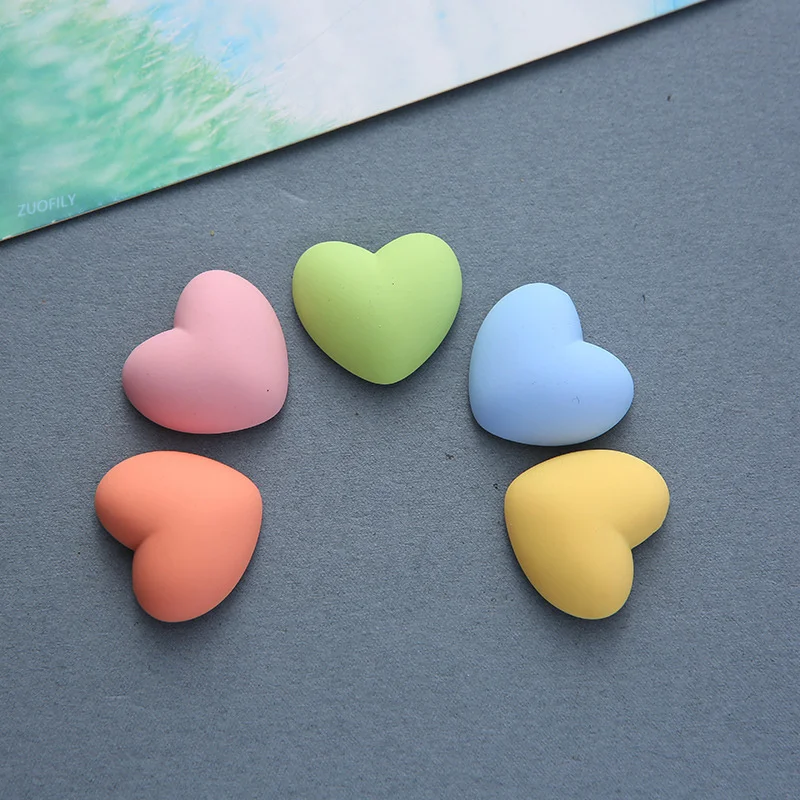 10Pcs/Set Cute Mini Fridge Magnets Colorful Love Heart Small Refrigerator  Stickers Lovely Photos Wall Magnetic for Home Decor