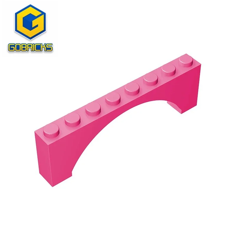

Детский конструктор gobrick, Арка 1x8x2, приподнятый, совместимый с lego 16577, 3308, Детский развивающий конструктор «сделай сам»