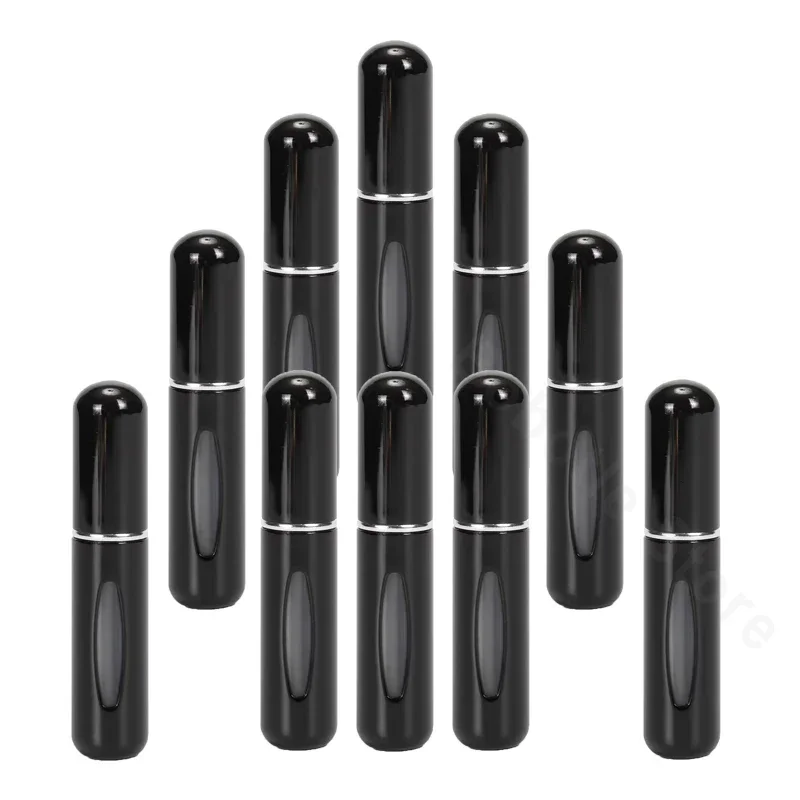 Spray Bottle Perfume Atomizer Mini Perfume Atomizer Refillable Spray Bottle 10PCS 5ml Mini Empty Refillable Spray Bottle Perfume Atomizer Portable Liquid Container for Cosmetics Traveling Aluminum Spray