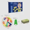 Montessori Learning Education Toys Digital Clock Time Learning Matching Kit Primary School Board Game Teaching Aids for Kids 6