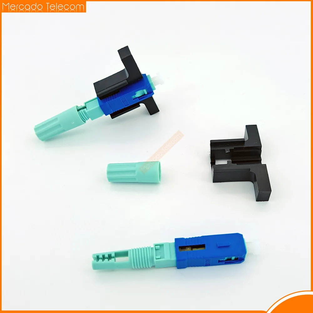 FTTH 58MM Fixed-length Block LX58 Single-Mode SC UPC APC Fast Connector FTTH Tool fiber optic connector 50,100,200pcs Lot