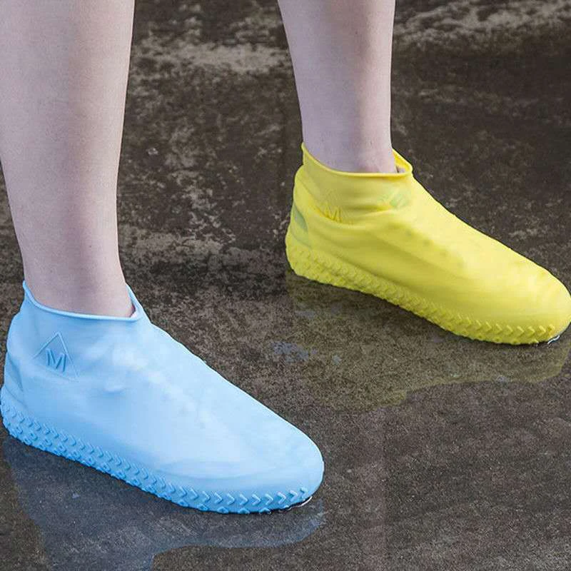Silicone shoe covers waterproof reusable non-slip for cycling rain shoe protector rain shoe covers shoe covers