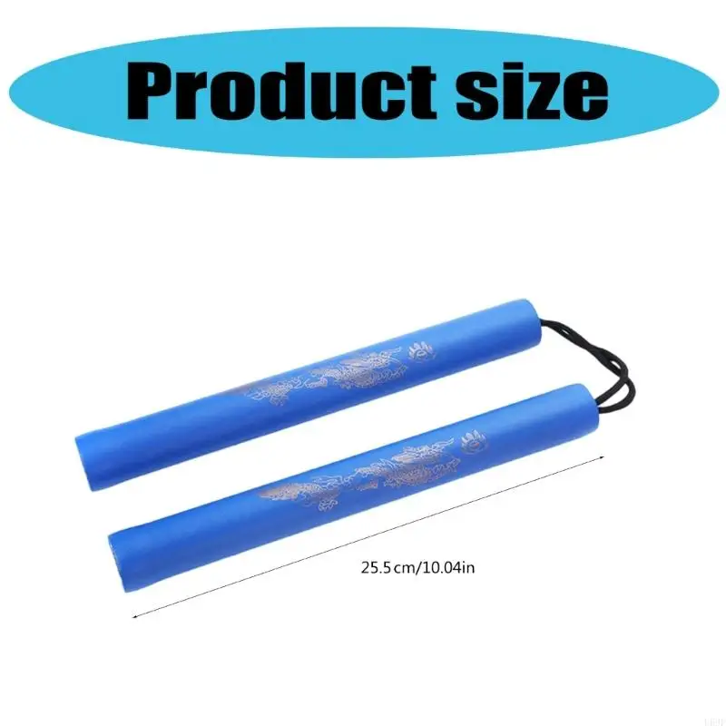Foam Training Rope Nunchucks Two Section Martial Arts Nunchucks with Rope 1Pc Suitable for Beginner Training Nunchakus foam nunchakus