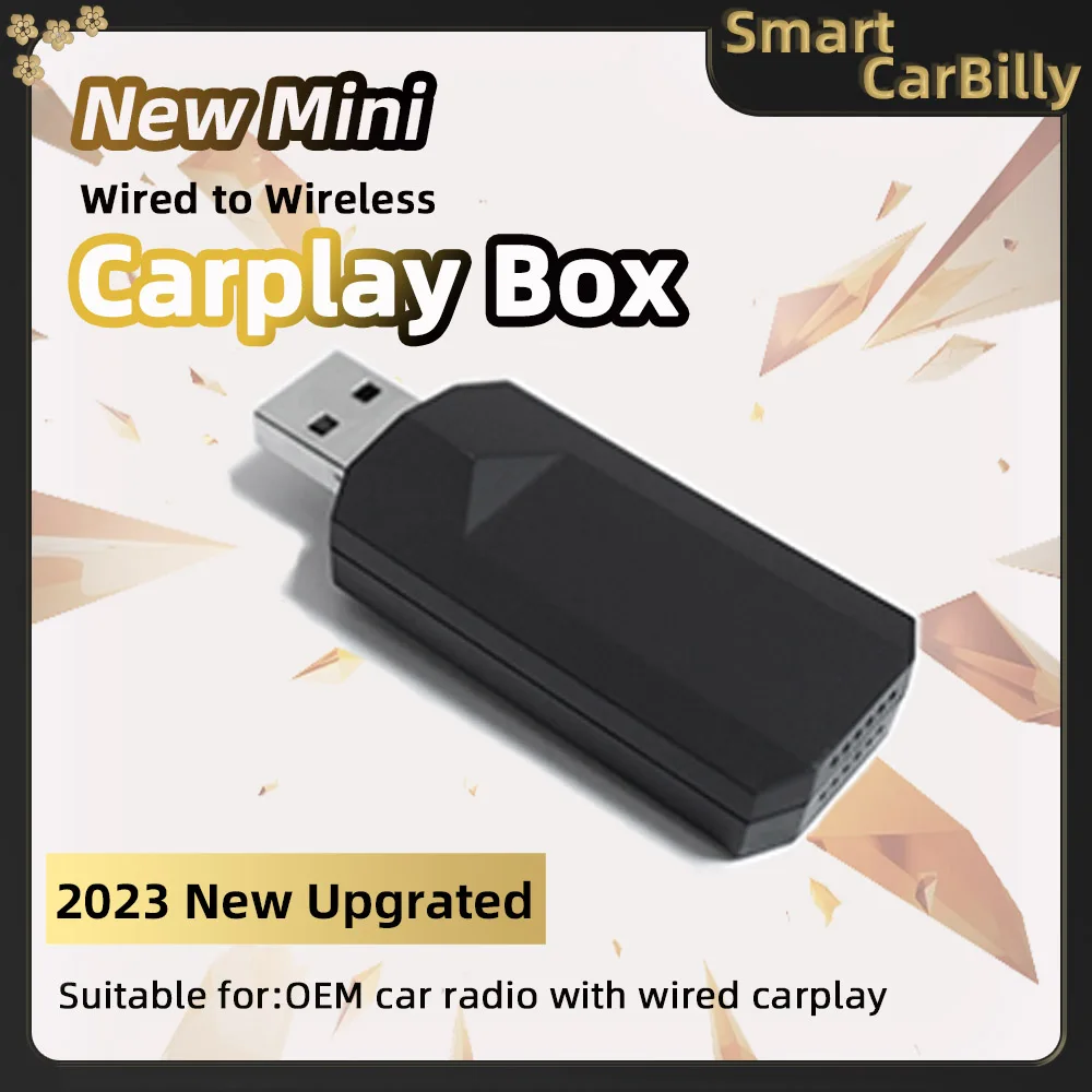 

Wired to Wireless CarPlay AI BOX Adapter for OEM Car Stereo With USB Plug and Play Smart Link Phone CarPlay Automatic Connection