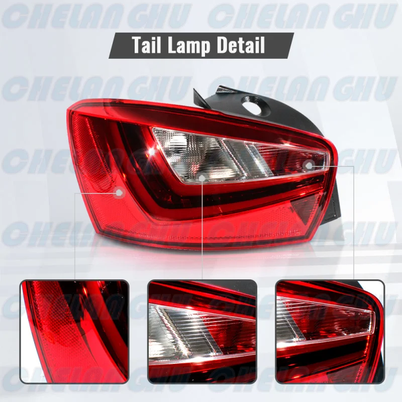 Zwart Gerookte Lens LED Achterkant Derde Remstoplicht Voor 2008-2017 Ibiza IV MK4 2009-2012 Leon II MK2 LCI Zwart Gerookte Lens LED Achterkant Derde Remstoplicht Voor 2008-2017 Ibiza IV MK4 2009-2012 Leon II MK2 LCI