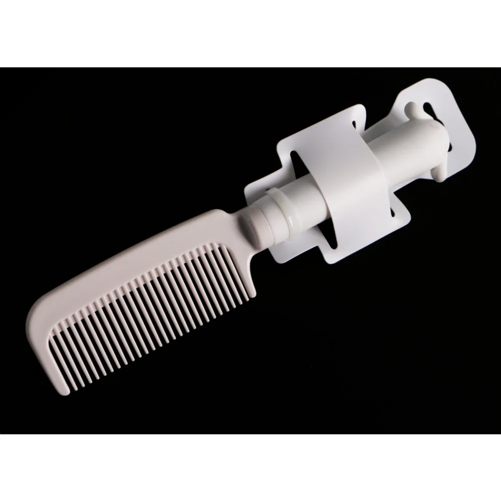 소매 디스플레이 헤더 매달린 후크 도구, 플라스틱 홀더 손잡이, 칼집 걸이 탭, 빗 머천다이징 행거, 페그훅 헤어 브러시