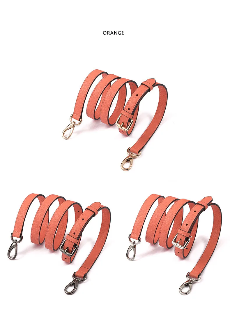 Genuine leather bag strap Adjustable strap crossbody guitar shoulder bag Replacement belt Togo leather