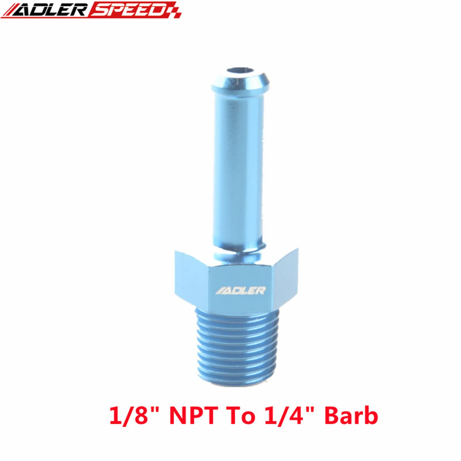 (1/8 NPT 1/4) (1/2 NPT 5/8)(1/2 NPT 수 3/4) 호스 바브 직선 피팅 어댑터 알루미늄