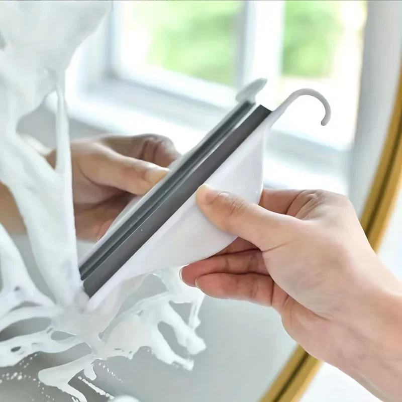 Window Cleaning Squeegee Mini Handheld Squeegee Shower Squeegee Glass Wiper Scraper Cleaner Silicone Brush for Glass Mirrors Bathroom Supplies window cleaning squeegee glass scraper glass window scraper cleaning squeegee shower squeegee