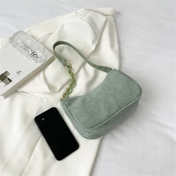 سروال قصير سلسلة حقيبة كتف مفردة عصرية حمل حقيبة خفيفة الوزن الإبط حقيبة يد الاتجاه خمر حقيبة نسائية للاستخدام اليومي 5